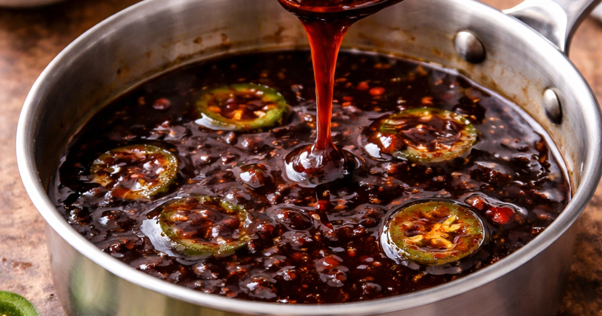 Jalapeno Balsamic Wine Reduction | Mark Waltrip