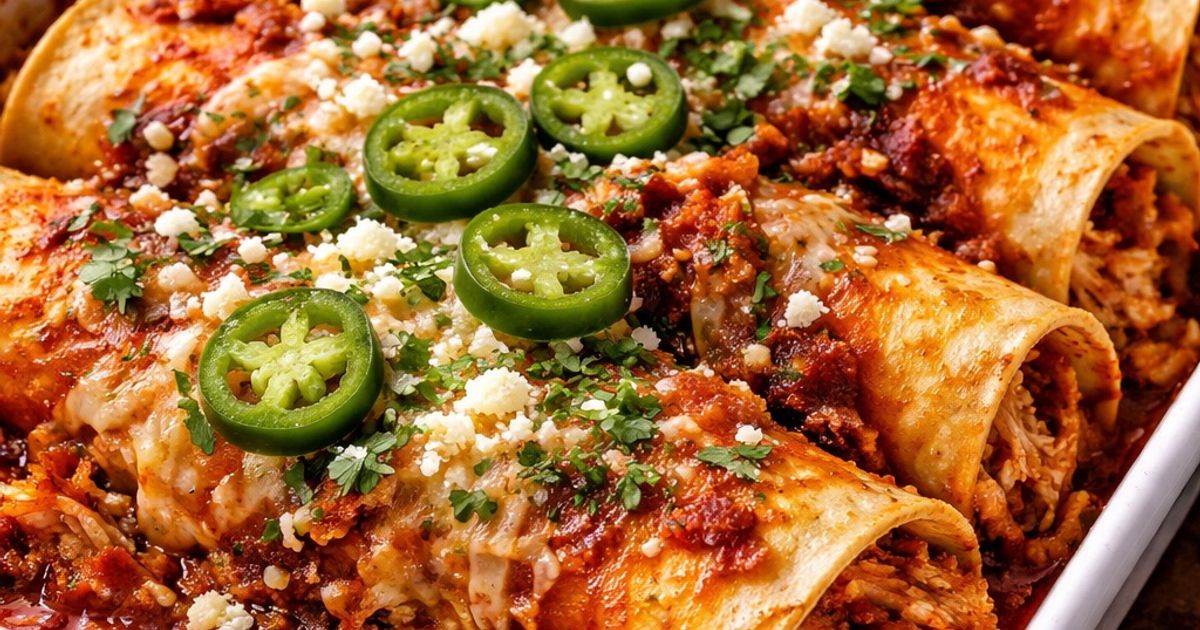 Chicken Enchiladas with Spicy Chorizo | Mark Waltrip