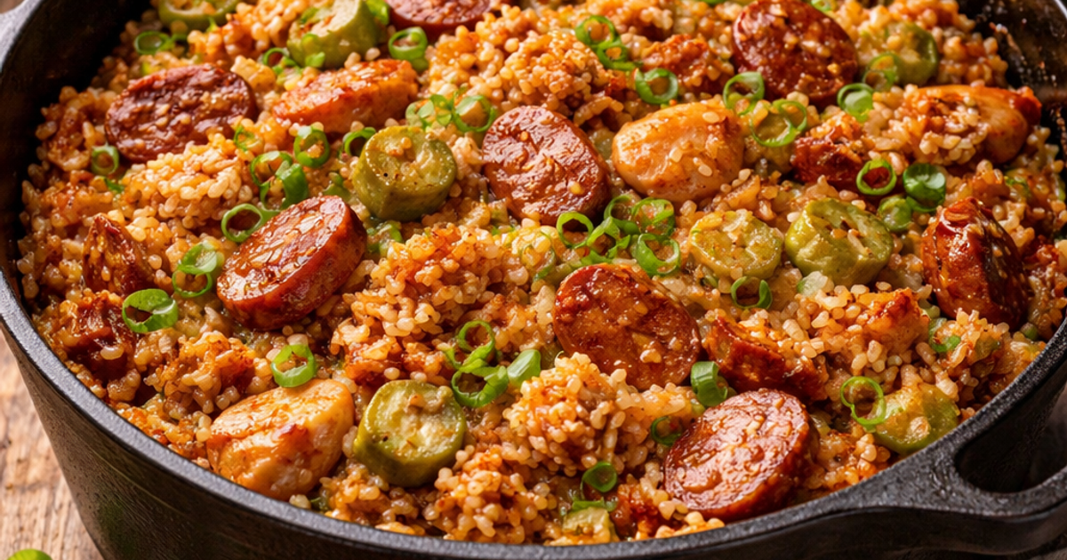 Chicken and Andouille Sausage Jambalaya  | Mark Waltrip